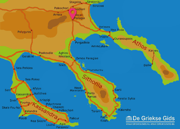 Karte Megali Panagia